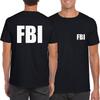 Novelty Cops Workwear SWAT FBI SECURITY Printed T-shirt Men Cotton Loose Casual Tshirt Men's T-shirt Summer Men's Clothing