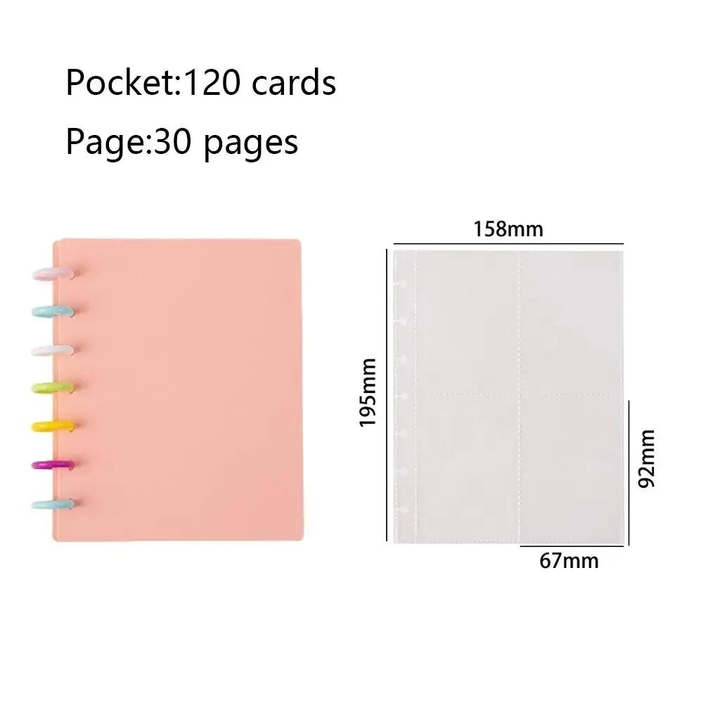 INS Loose-Leaf Multi-Pockets Kpop Photocard Album 3 Inch - Idol Cards Collect Book,Photo Storage Album & Holder for Star Chasers