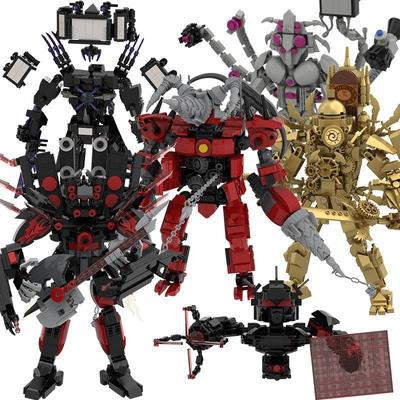 MOC Titan Clock King 3.0 Children's Educational Toy Building Block Series