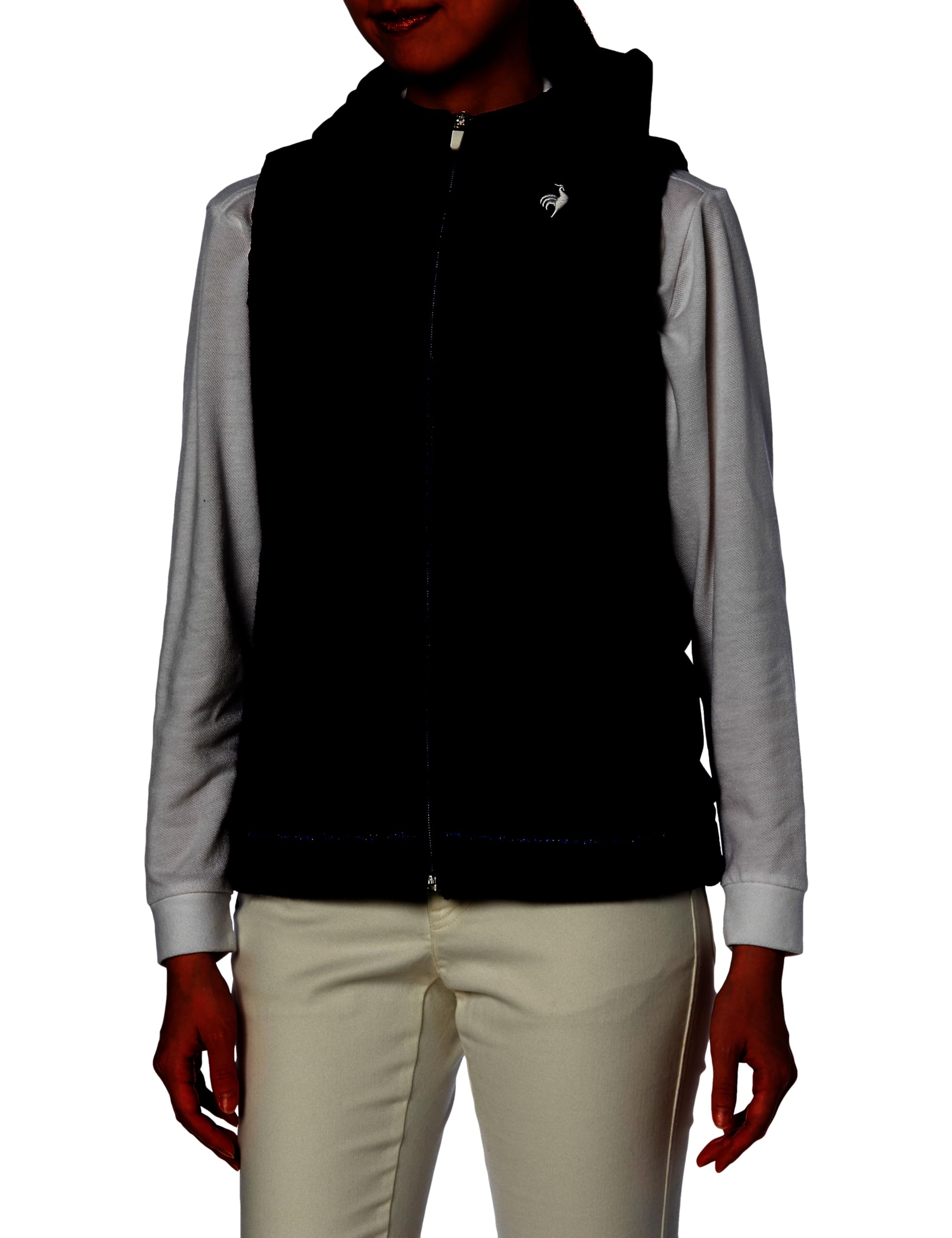 

Coq Sportif Outer Vest Filling Windproof Cold Protection Heat Navi Golf QGWWJK50 NV00 [Le Golf] Women s (военно-морской флот)
