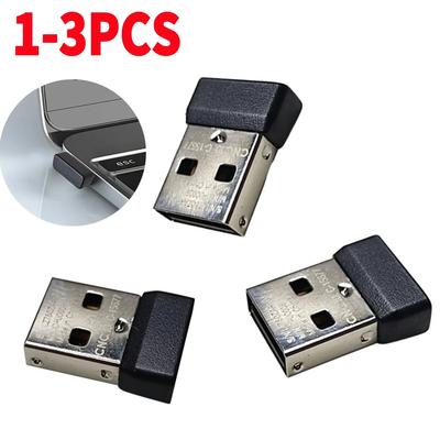 1-3 Stück USB-Empfänger Wireless Dongle Adapter für Logitech G305 G304 Wireless Gaming Maus QXNF Ersatz Wireless Maus Adapter