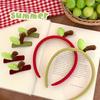 Cute Trendy Hair Band Hair Clip Bundle Sweet Skin-Friendly Versatile Hair Accessories for Female Photography Prop Use