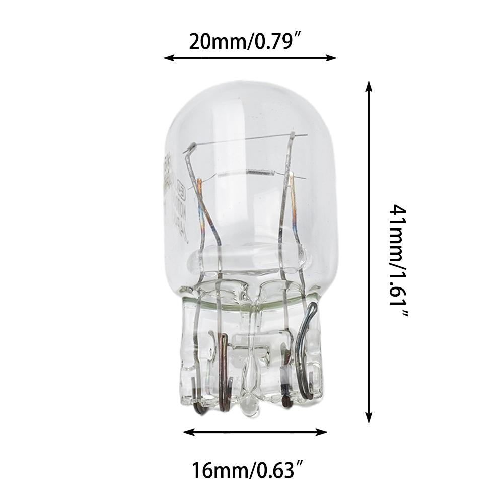 10pcs T20 7443 7440 Signal Light W21/5W Brake Tail Light Bulbs Auto Halogen Lamp Marker Wedge License Plate Light Bulb