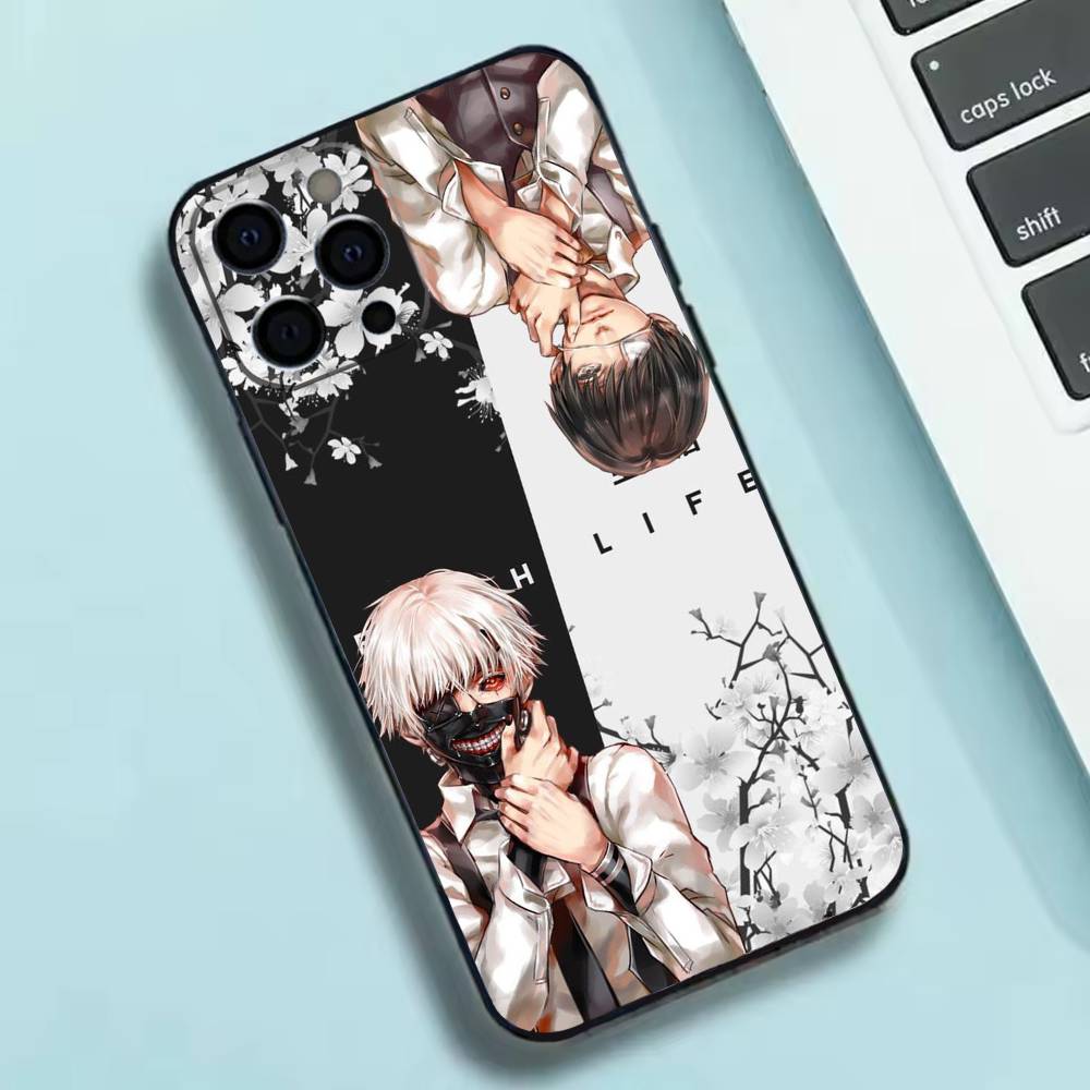 Anime T-Tokyo Ghoul wallpaper  Phone Case Silicone Soft For IPhone 17 16 15 14 13 12 11 X XR Plus Pro Max Plus