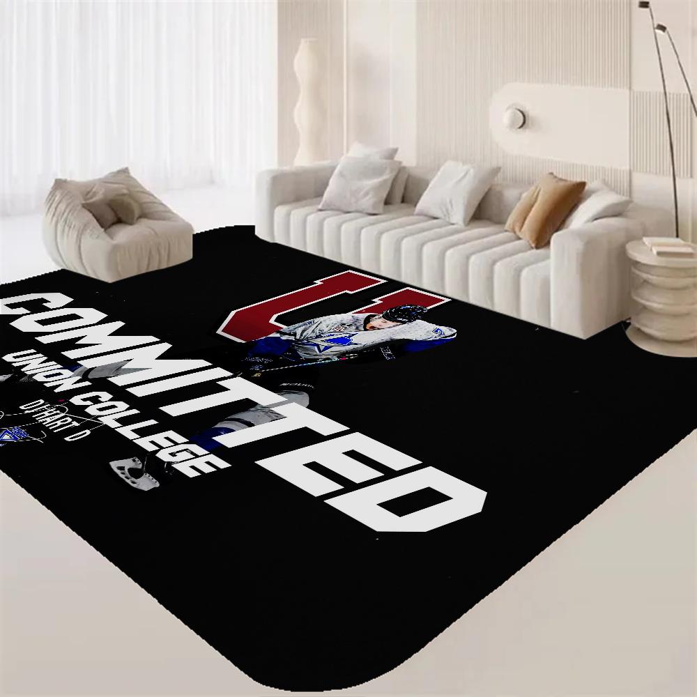 Sports Ice Hockey Floor Mat Cheaper Anti-slip Modern Living Room Balcony Printed Bedside Mats