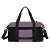 Color Block Fitness Bag Short-Distance Travel Bag Lightweight Storage Sports Bag