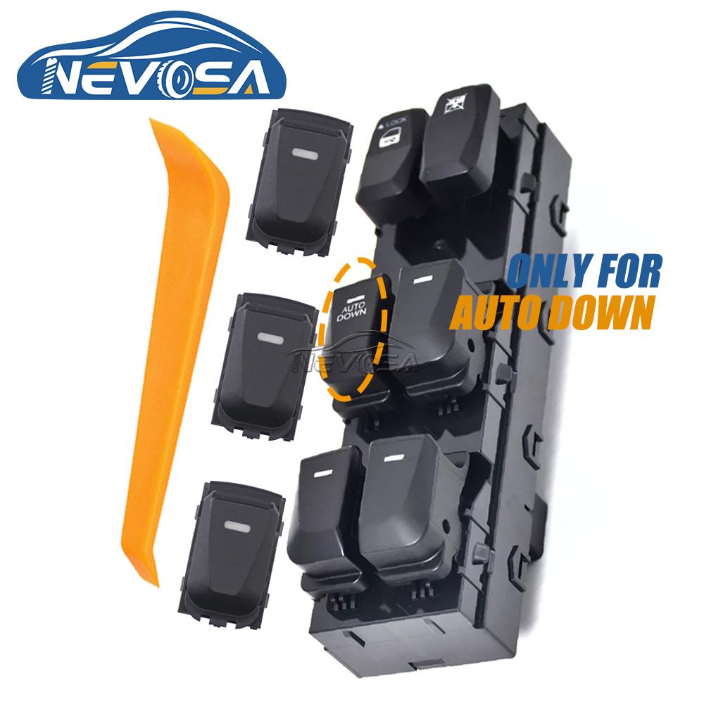 NEVOSA 93576-2S000 93571-2S050 Left Window Switch Passenger Button For Hyundai Tucson Ix35 2010 2011 2012 2013 2014 93580-2Z000