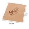 100Pcs Baking Donut Bakery Food Packaging Kraft Bag Oilproof Fried Bread Sandwich Paper Sweet Wrapping