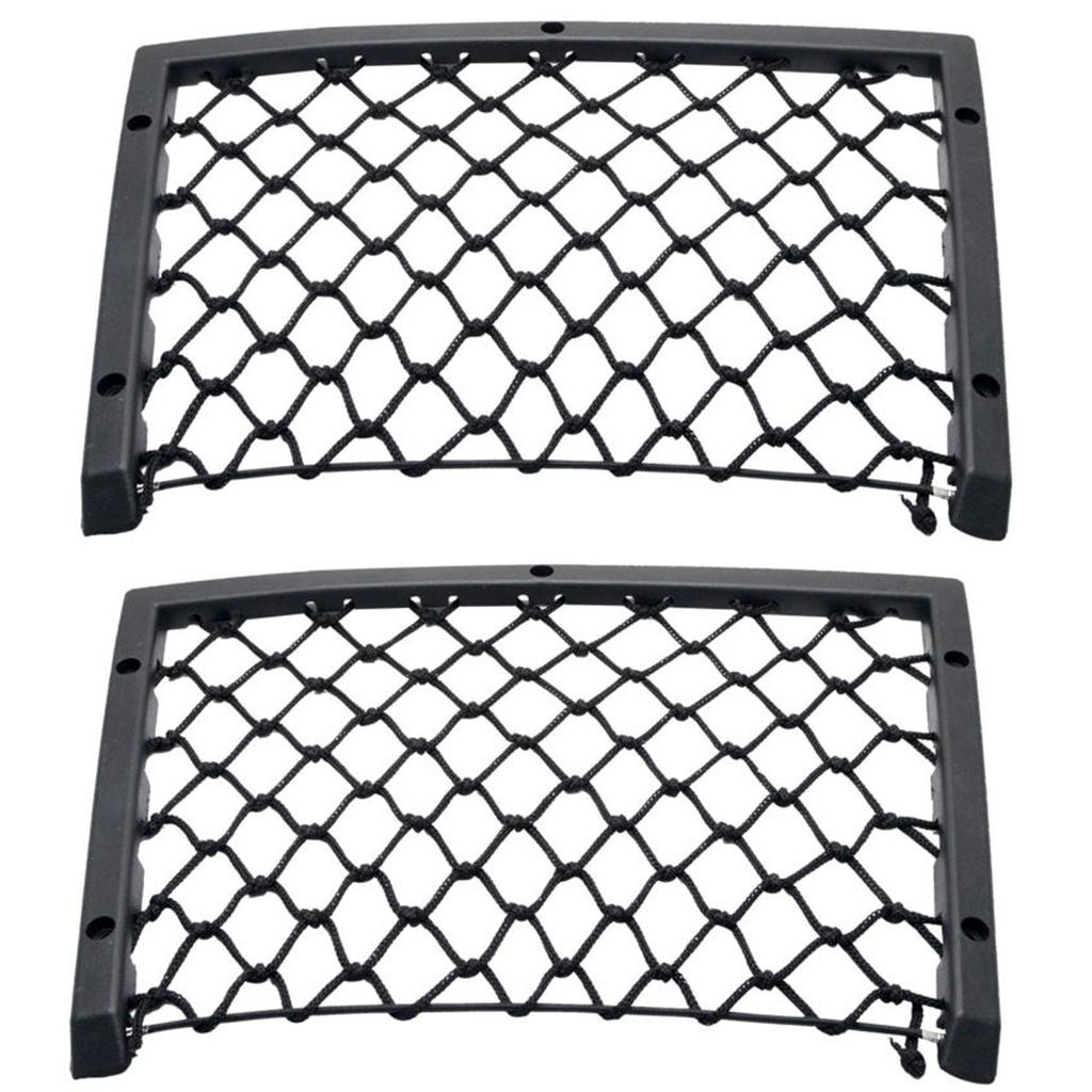 1/2pcs Car Rear Back Seat Storage Cargo Organizer Car Seat Book Net Pocket Storage Net Elastic Cargo Storage Shelf Mesh Pocket