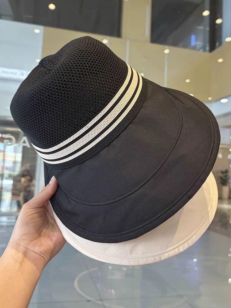 Big Eaves Hat Sunscreen Hollowed Out Quick-drying Breathable Widened Face Cover UV Protection Summer Bucket Hat Sun Hat