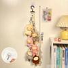 Non-Toxic Doll Pendant Storage Rape Tool Cabinet Door Decor Accessories For Dolls Storage Bag With Hanging Hook Doll Pendant Storage Rope