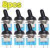 Mini Toggle Switch MT‑S101 2Pin 2Position ON OFF 3A 125VAC 6mm Panel Mount Durable for Electronics DIY Car Boat Motorcycle
