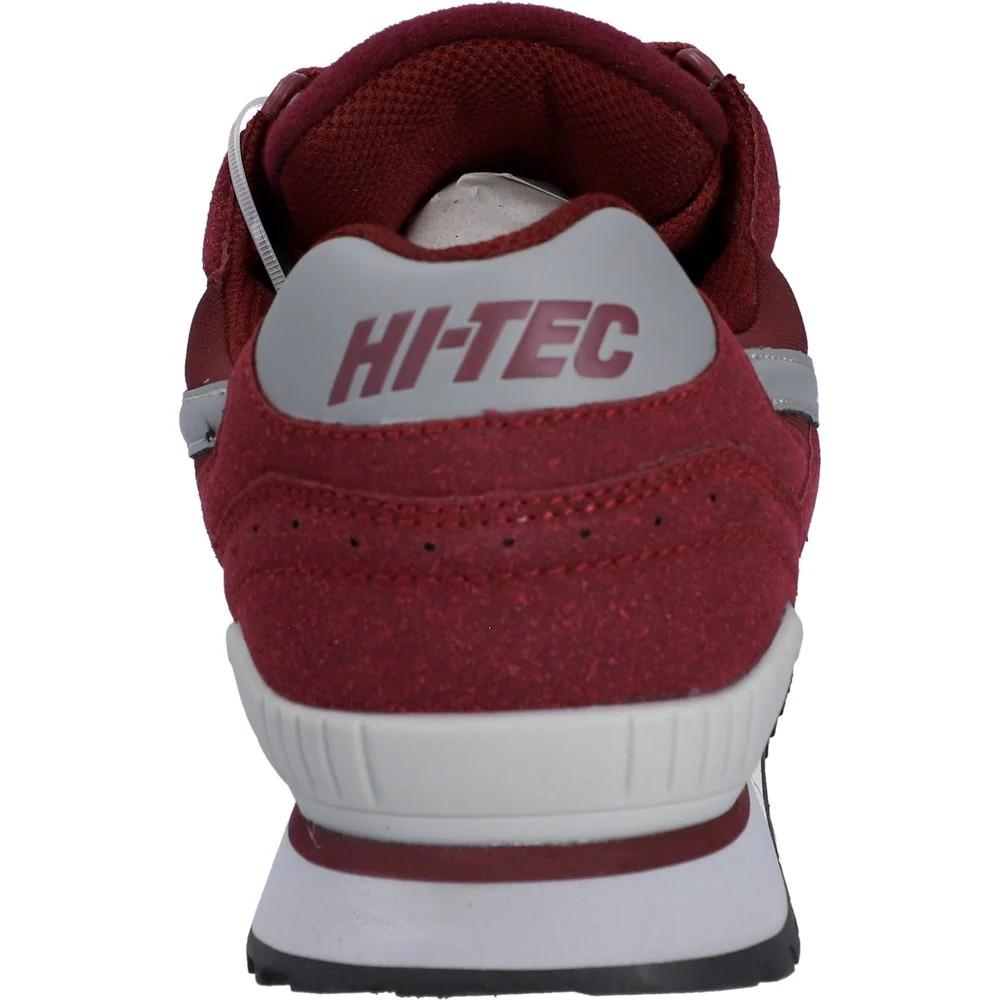Hi-Tec Mens Silver Shadow Suede Trainers
