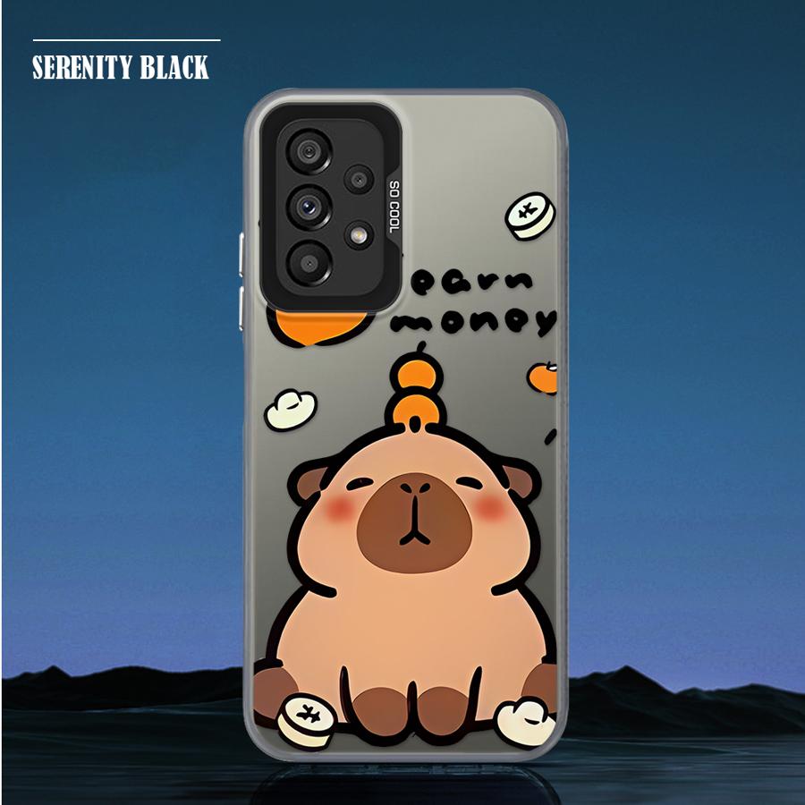 

Soft Cover Phone Case for Samsung Galaxy A55 A35 A51 A56 A26 A36 A72 A53 A71 A52 A54 A73 Cute Capibala Galaxy A53 5G