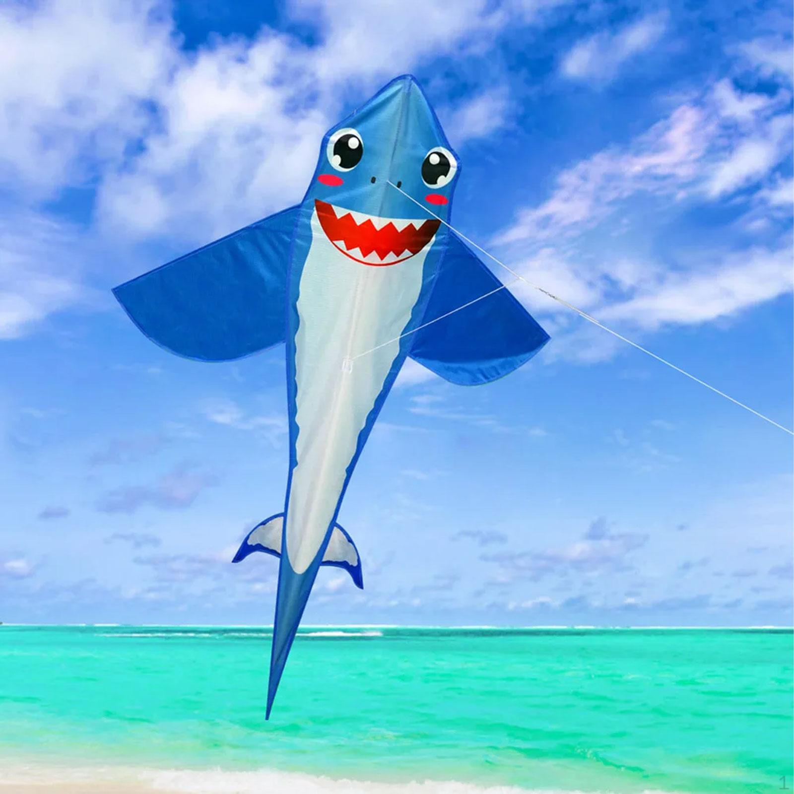

Kids Shark Animal Kite Outdoor Adventure Huge for Park Grassland