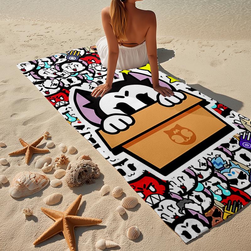 Game Adventure Heroes Beach Towel, Super Soft Microfiber, Gift for Her/Him, Birthday, for Pool, Beach, Travel, Home Decor Fan Gifts