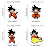 4 Pcs Son Goku Dragon Ball Cartoon Character Brooch Enamel Pin Metal Badge Jewelry For Clothes And Backpack Accessories Gift