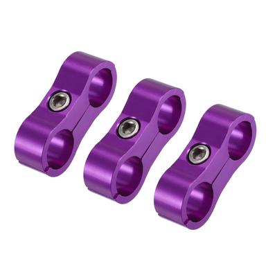 A ABSOPRO Car AN6 14mm Hose Separator Clamp Line Brake Line Aluminum Alloy