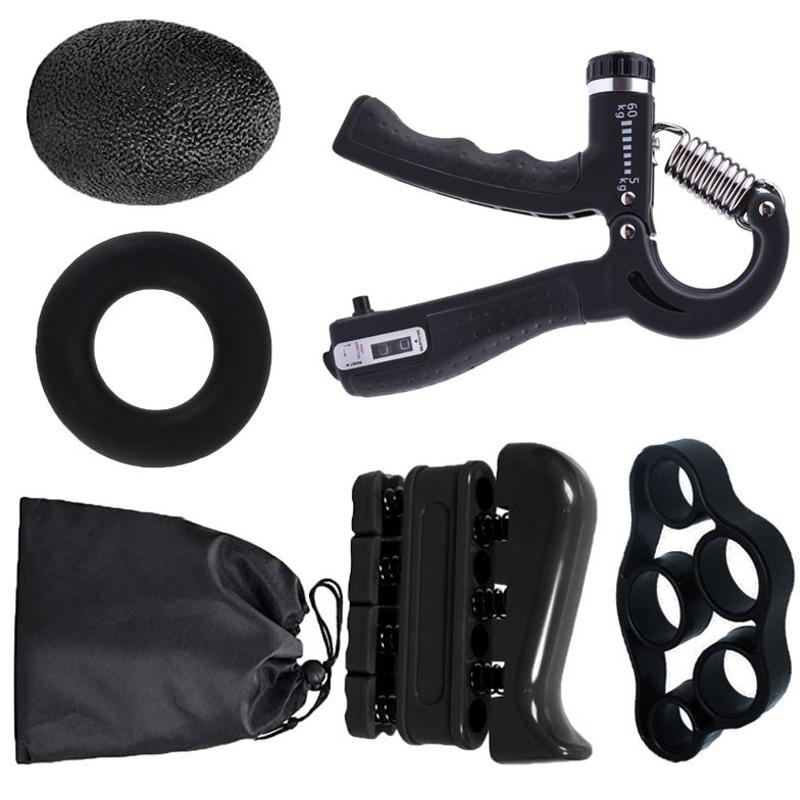 

5 шт. Тренажер для силы пальцев, Усилитель запястья и предплечья, Фитнес для зала, Счетчик, Сила хвата руки