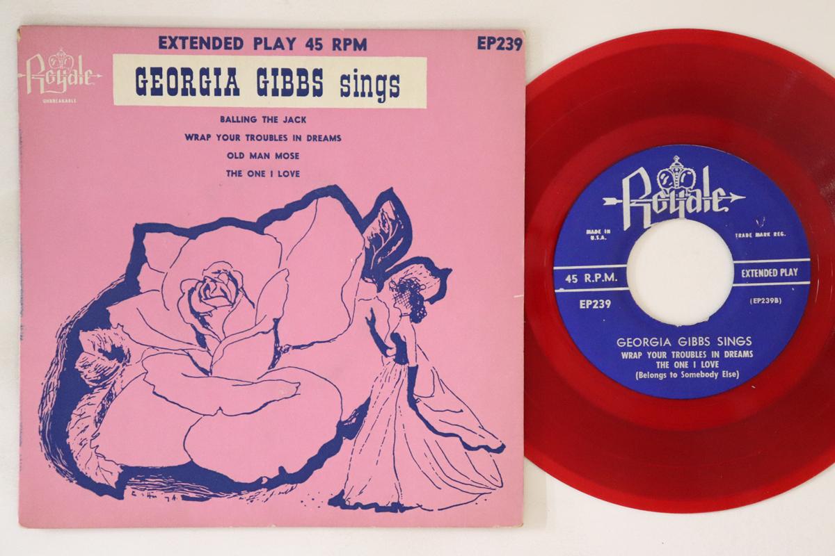 

7inch Record GEORGIA GIBBS - Georgia Gibbs Sings EP239 Royale US Jazz Used