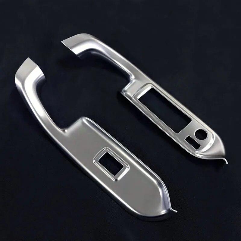 ABS Chrom Zierleiste Fensterheber Schalter Dekoration Refires Regler Panel Abdeckung Für Toyota Voxy Noah Für Toyota Voxy Noah R80 RHD