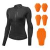 WOSAWE Dames Motorjas Zomer Biker Straat Rijjas Inzetstuk Pad Elastisch Ademend Motorrijder Kleding Slim Fit