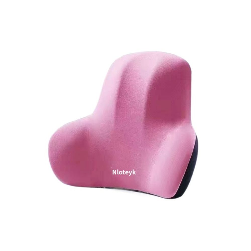 Polyester Fiber Car Neck Pillow Adjustable Protective Lumbar Support  Car Interior Ornaments