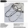 Pearl & Stone Beaded Choker Necklace for Men and Women