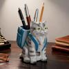 Creative Cat Backpack Pen Holder Cartoon Makeup Brush Holder  Office Supplies