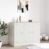 VidaXL Buffet White 99x39x73 Cm Steel, Cabinet, Sideboard, Storage Cabinet, Cabinets, Cupboard, High Buffet, 841726