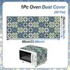 Printed Microwave Oven Dust Cover Universal Dust Protector Mat Microwave Cover  Household Cover