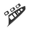 Carbon Fiber ABS Window Lift Switch Button Cover For BMW X3 F25 X4 F26 2014-2017