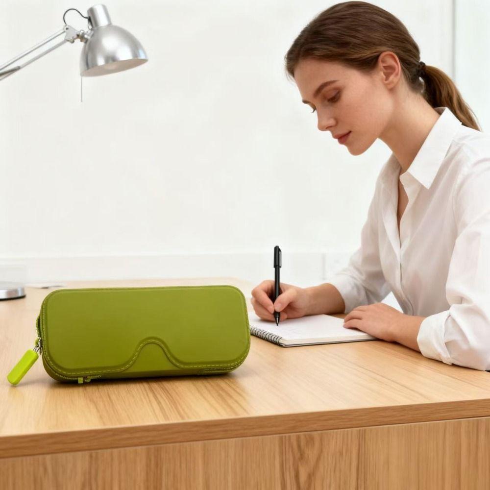 Wasserdichtes Brillenetui Staubdichte Sonnenbrillenabdeckung Mode Silikon Brillen Aufbewahrungstasche Weiblich