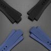 Uhrenarmband aus Silikonkautschuk, konvexe Schnittstelle, 13 mm, für MK MK8184 MK8295 MK8296 MK8445 MK8152, Uhrenarmband für Herrenuhren