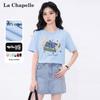 La Chapelle Women's Graphic Print Cotton T-Shirt