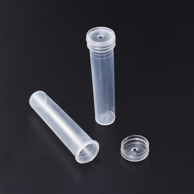 50pcs 25/ Nutrition Flower Water Container Vase Plastic Tube Transparent Water Flower Water Container Vase Tube Flower