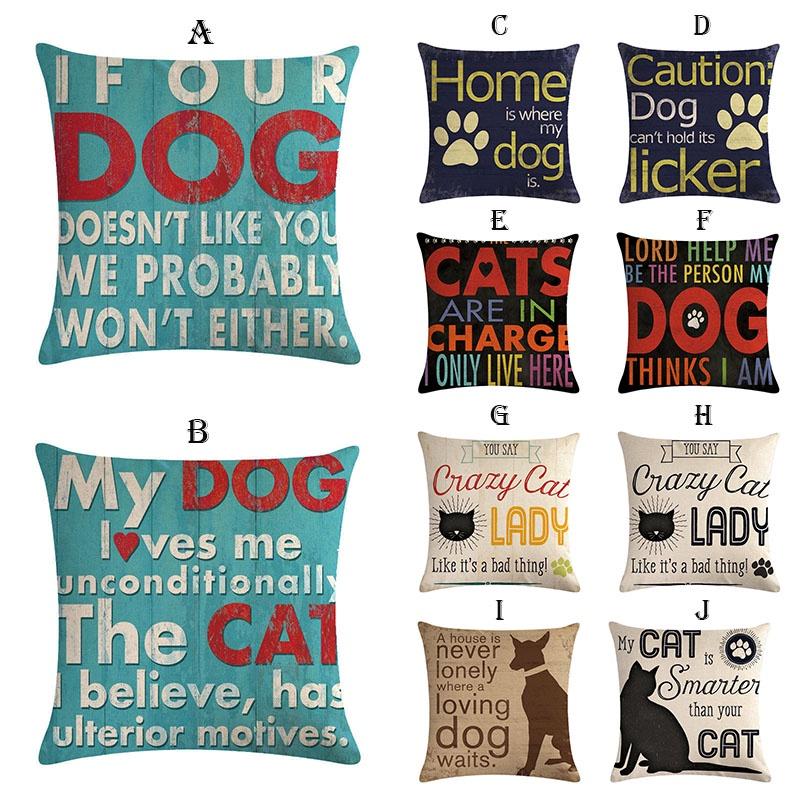 Versatile Cotton Linen Pillow Cover For Sofa Chair Car Seat Decoration