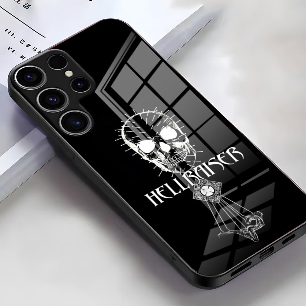 

Classic Hellraiser Movie Phone Case For Samsung S26 S25 Edge Ultra S23 S22 S21 S20 Ultra Plus S24 Fe A54 A53 A25 Glass Cover Samsung S23 Ultra