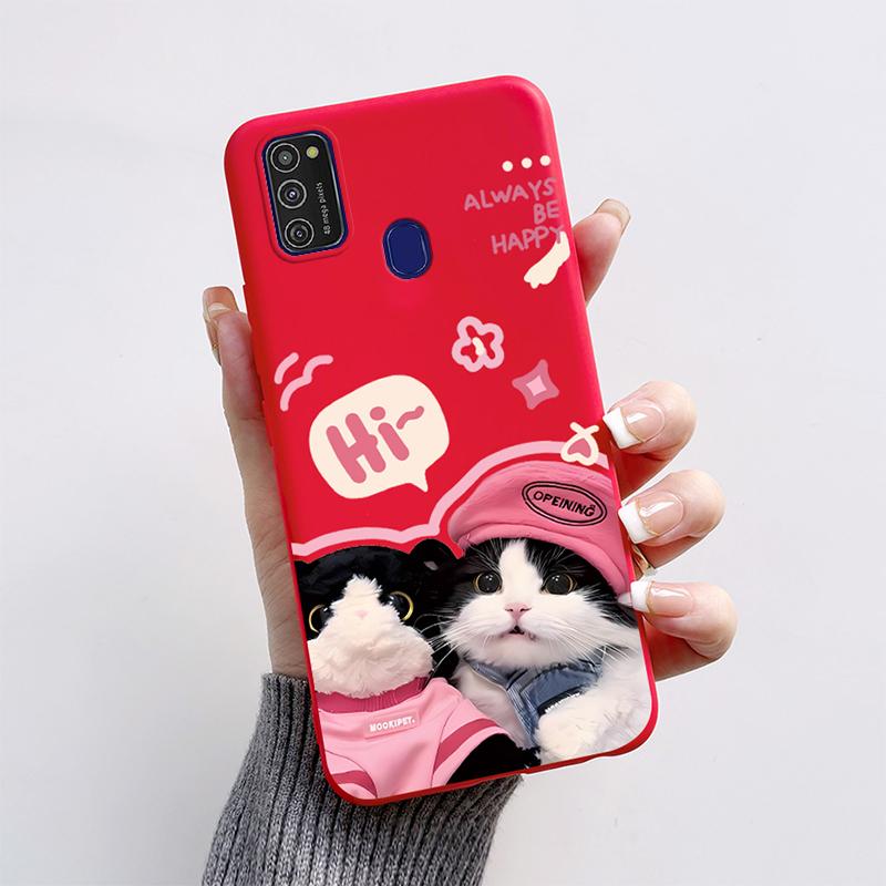 For Samsung Galaxy M21 M30S M31 M31s Case Soft Silicone Phone Back Cover For Samsung M31 M31S M30s M21 M 30 S Case Cartoon Funda