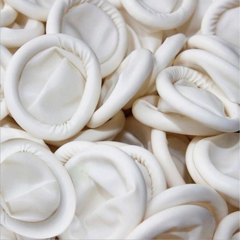 

50/100 шт. Одноразовые резиновые напальчники для защиты пальцев от порезов, латексные напальчники 100Pcs