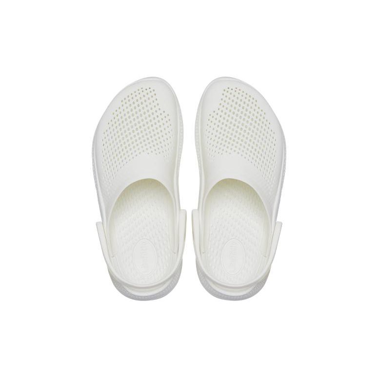 Crocs Literide Lightning Shoes Comfortable Versatile Clogs Unisex Shoes Off-White 206708-1CV