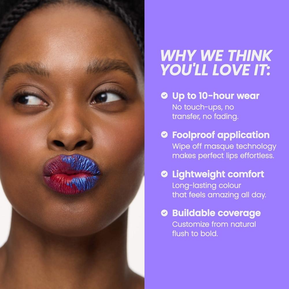 Wonderskin Wonder BlAding All Day Lippenstift 0,135 Unzen 4 ml Demure Ein Rosiges Braun