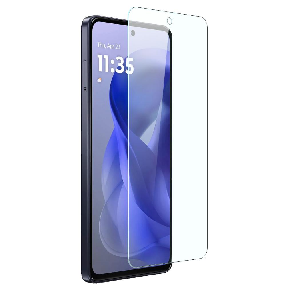 NORTHJO For Motorola Moto G Power (2025) Clear Case Soft TPU Phone Cover with Tempered Glass Screen Protector