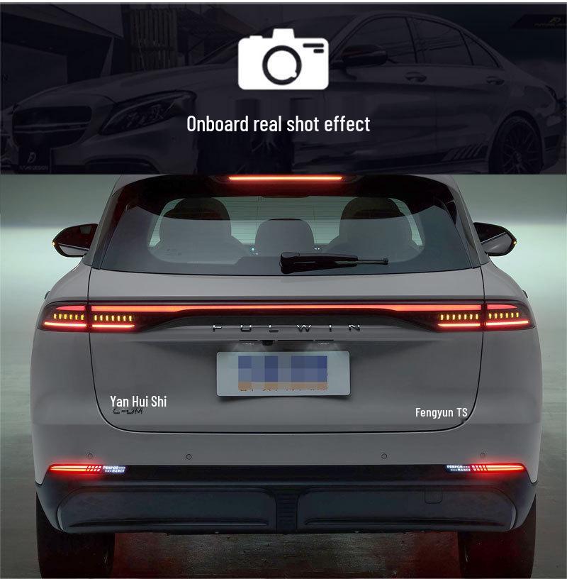 Chery Fengyun T9 (2024-2025) Rear LED Brake Lights & Sequential Turn Signals