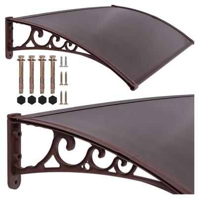 Sano Door Canopy 80X120Cm Brown