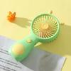 Summer Cartoon Snail Handheld Fan, Rechargeable Fan, Small Gift for Children and Students, Mini Fan