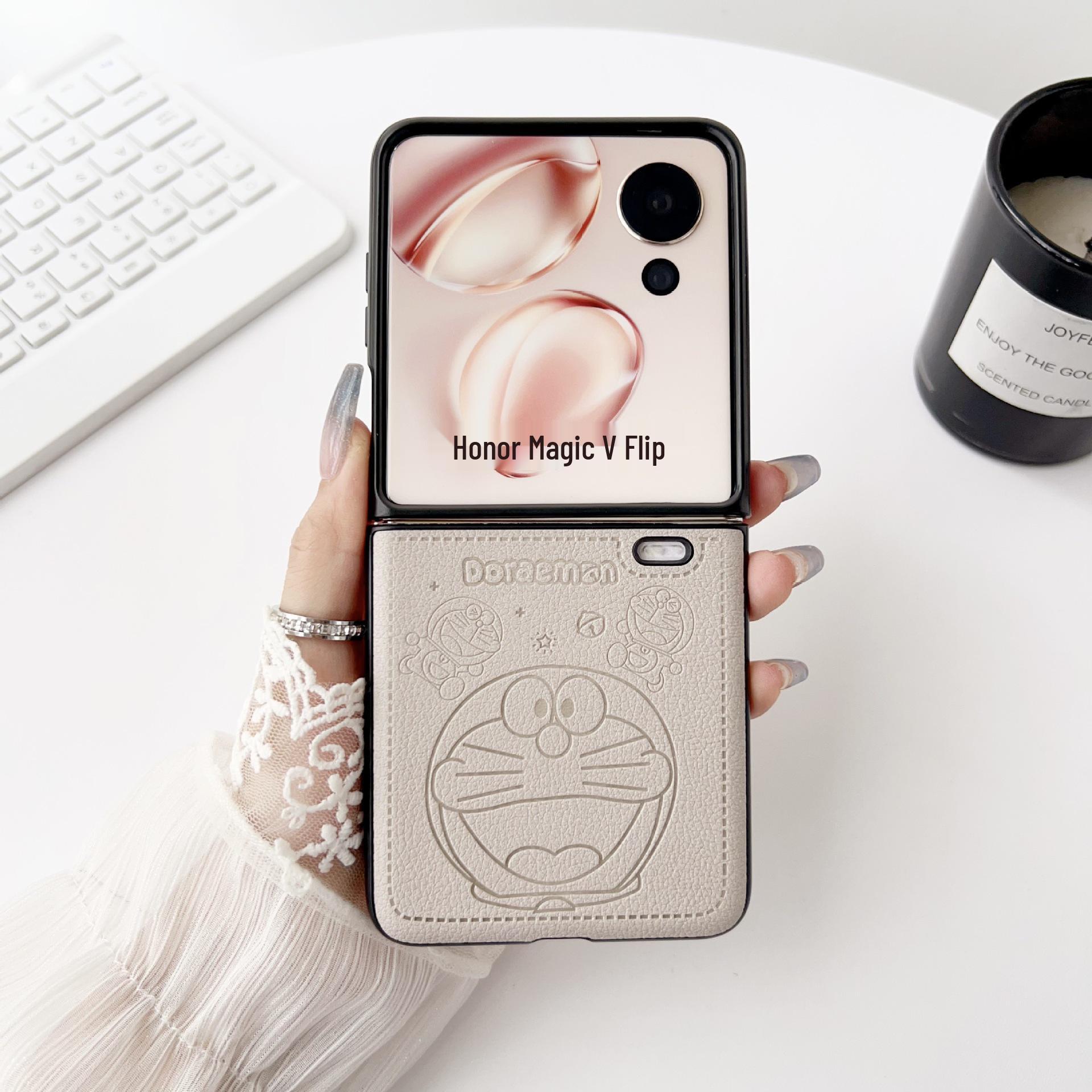 

Honor Magic V Flip Foldable Cartoon Doraemon Phone Case Honor Magic V Flip