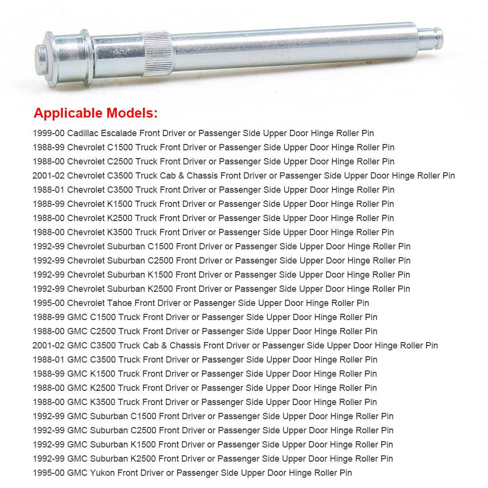 Upper Door Hinge Roller Pin for Select Cadillac, Chevrolet, and GMC Models