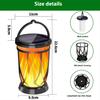 New Solar Flame Light Outdoor IP65 Waterproof Landscape Lamp Hanging Camping Lights for Courtyard Garden Flickering Flame Decor