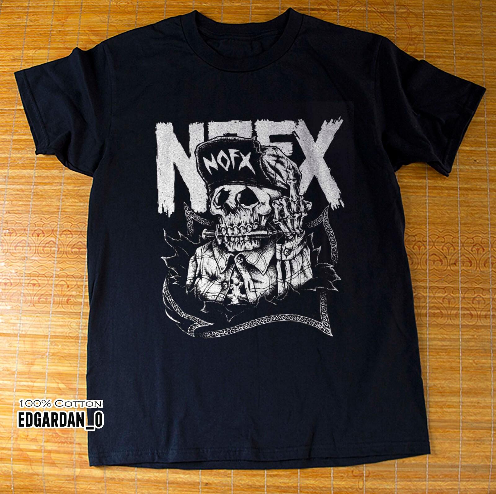 NOFX The Final Shows Heavy Cotton Black Unisex T-shirt Size S-5XL S